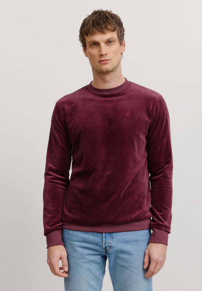 Sweatshirt Pimento dark plum von recolution
