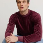 Sweatshirt Pimento dark plum von recolution