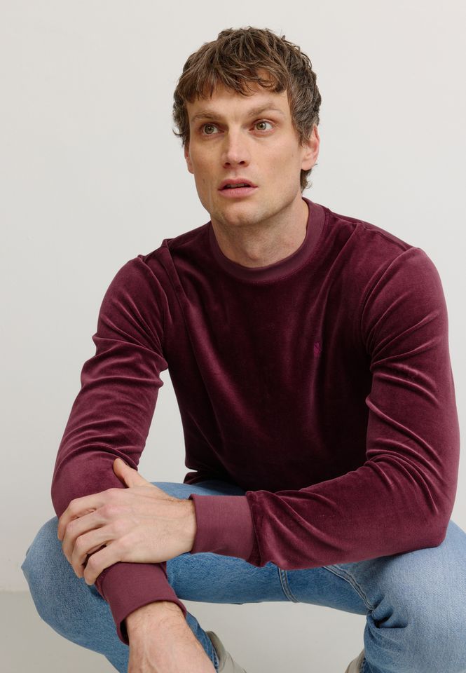Sweatshirt Pimento dark plum von recolution