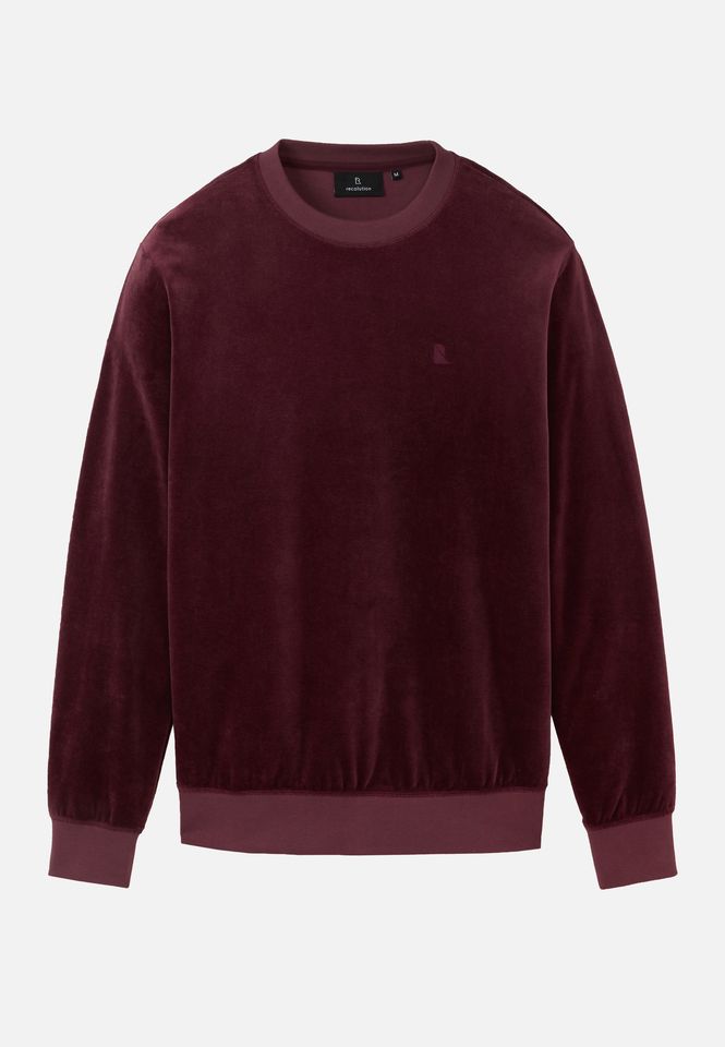 Sweatshirt Pimento dark plum von recolution