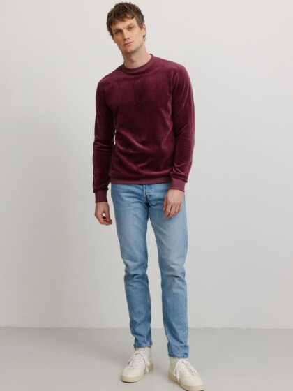 Sweatshirt Pimento dark plum von recolution