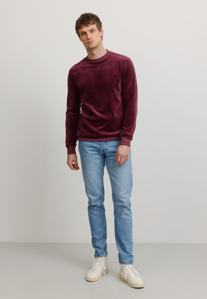 Sweatshirt Pimento dark plum von recolution