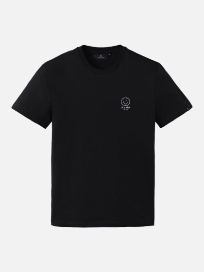 T-Shirt Agave Smiley black von recolution