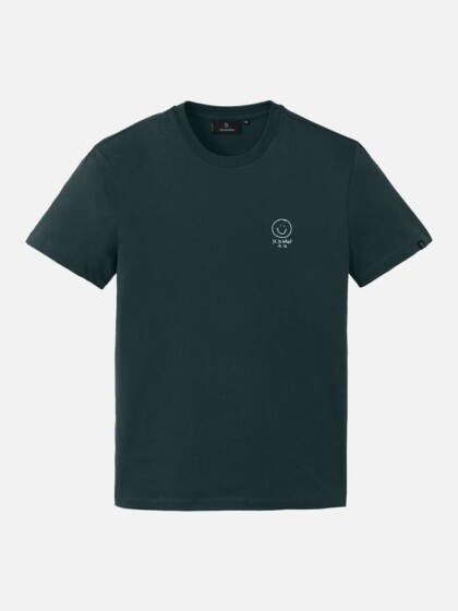 T-Shirt Agave Smiley deep green von recolution