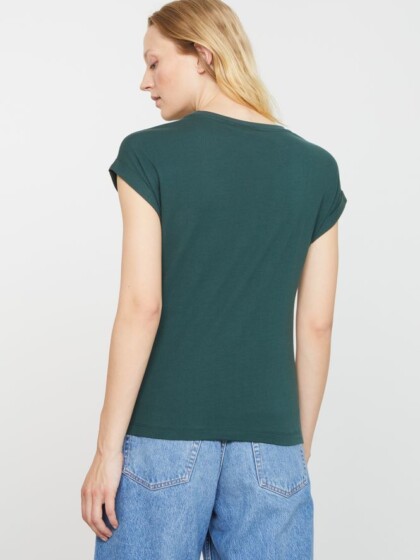 T-Shirt Cayenne Smiley deep green von recolution