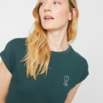 T-Shirt Cayenne Smiley deep green von recolution