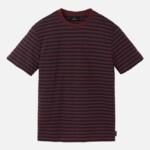 T-Shirt Delonix Stripes dark plum von recolution