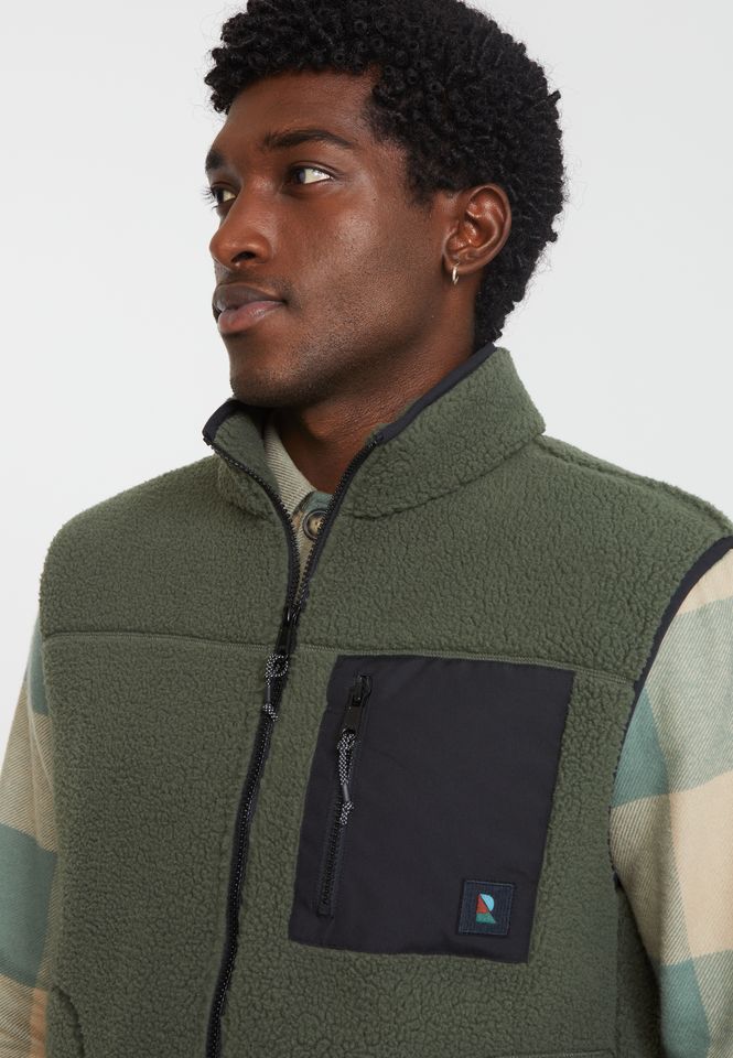 Weste Bonsai dark khaki von recolution