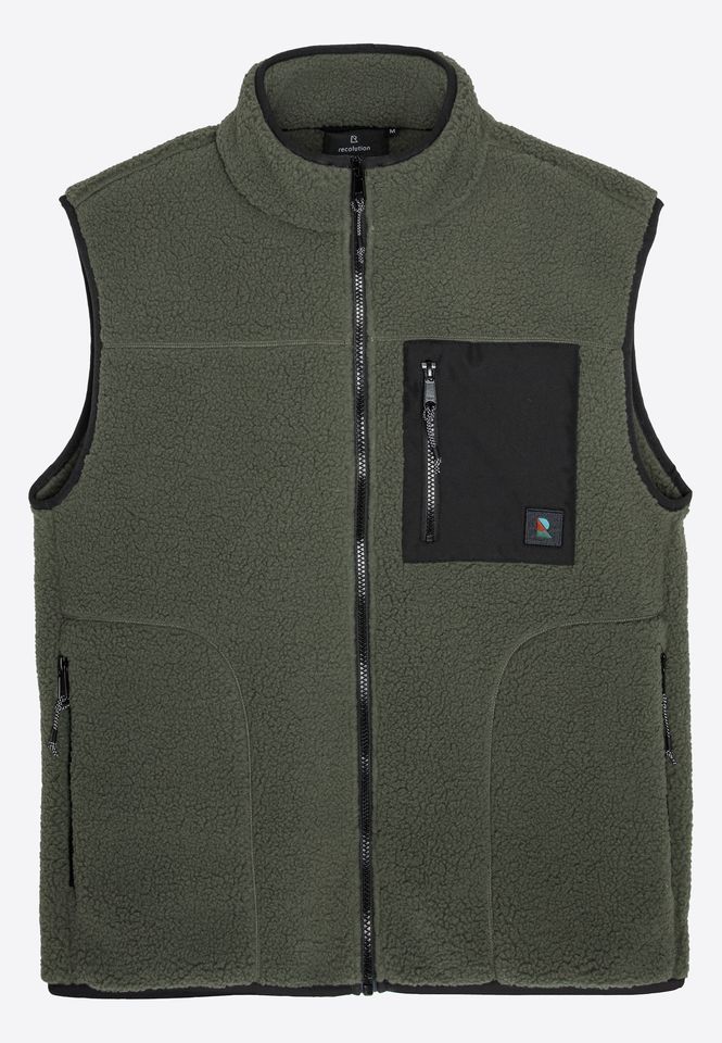 Weste Bonsai dark khaki von recolution