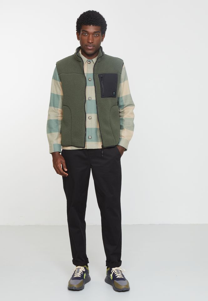 Weste Bonsai dark khaki von recolution