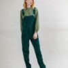 Latzhose Cord dark green von Brava Fabrics