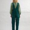 Latzhose Cord dark green von Brava Fabrics