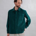 Overshirt Cord green von Brava Fabrics