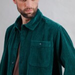 Overshirt Cord green von Brava Fabrics