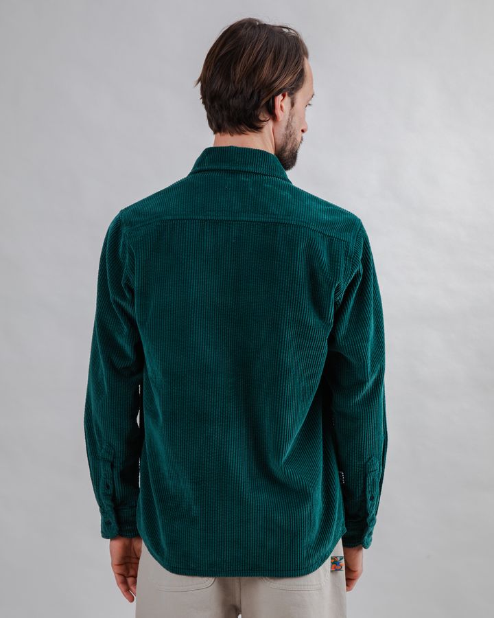 Overshirt Cord green von Brava Fabrics