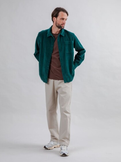 Overshirt Cord green von Brava Fabrics
