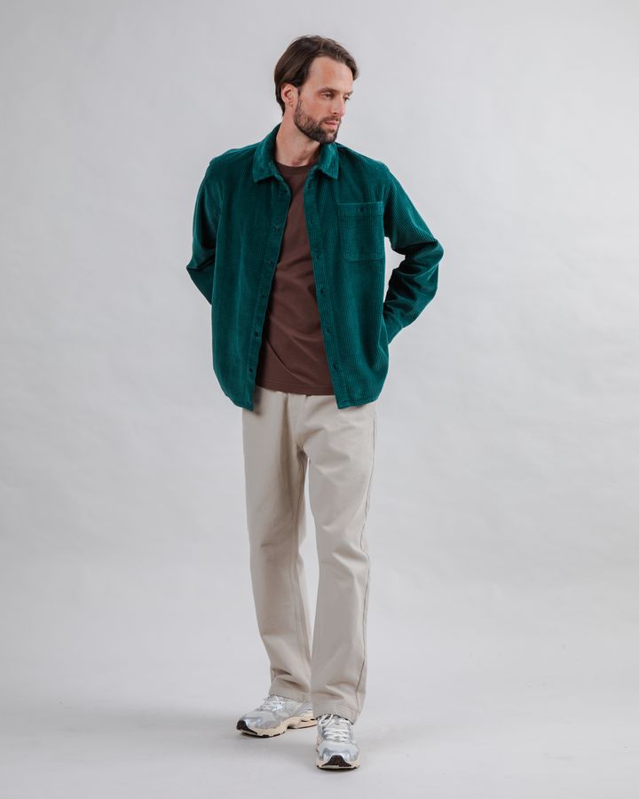 Overshirt Cord green von Brava Fabrics