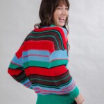 Strickpullover Batwing Multistriped multcolor von Brava Fabrics Strickpullover Batwing Multistriped multcolor von Brava Fabrics