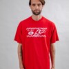 T-Shirt Oversize Hot & Brava red von Brava Fabrics