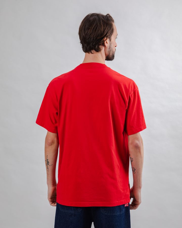 T-Shirt Oversize Hot & Brava red von Brava Fabrics