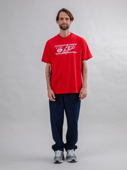T-Shirt Oversize Hot & Brava red von Brava Fabrics