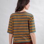 T-Shirt Striped Squared multcolor von Brava Fabrics