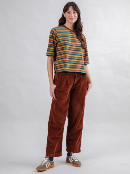 T-Shirt Striped Squared multcolor von Brava Fabrics