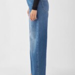 Jeans Ash Barrel Leg Minimal Stretch medium blue von DAWN
