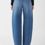 Jeans Ash Barrel Leg Minimal Stretch medium blue von DAWN