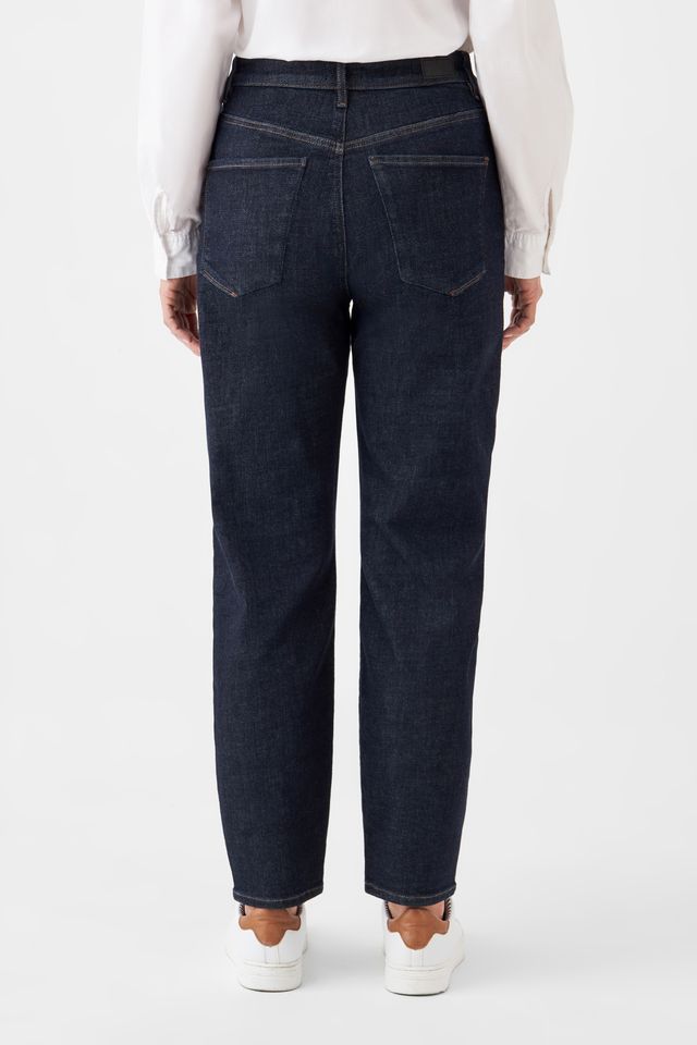 Jeans Stardust O-Shape Soft Denim - Classic dark indigo von DAWN
