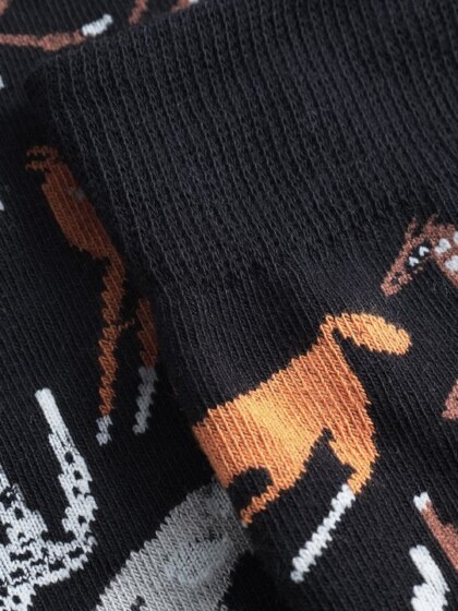 Socken Sigtuna Mustang Party black von Dedicated.