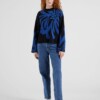 Sweater Limhamn Big Flower blue von Dedicated.
