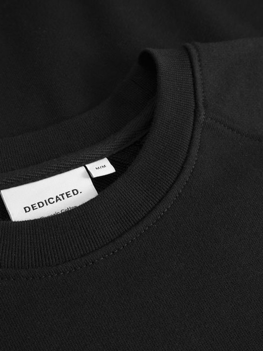 Sweatshirt Malmoe Cut Out Mountain black von Dedicated.