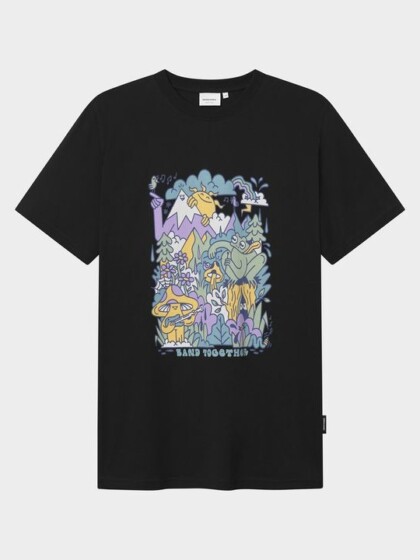 T-Shirt Stockholm Band Together black von Dedicated.