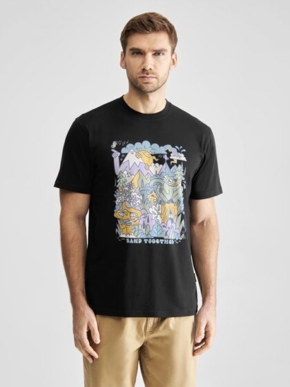 T-Shirt Stockholm Band Together black von Dedicated.