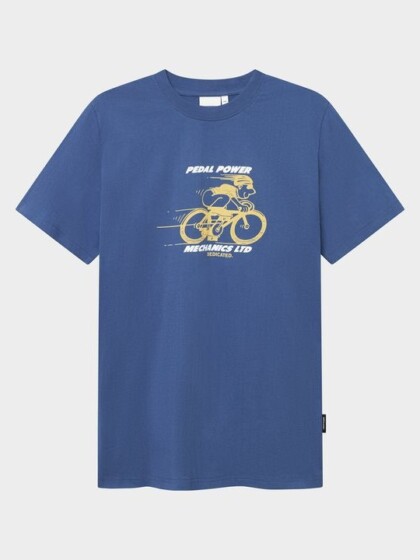 T-Shirt Stockholm Pedal Power true navy von Dedicated.