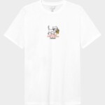 T-Shirt Stockholm Pizza Love white von Dedicated.
