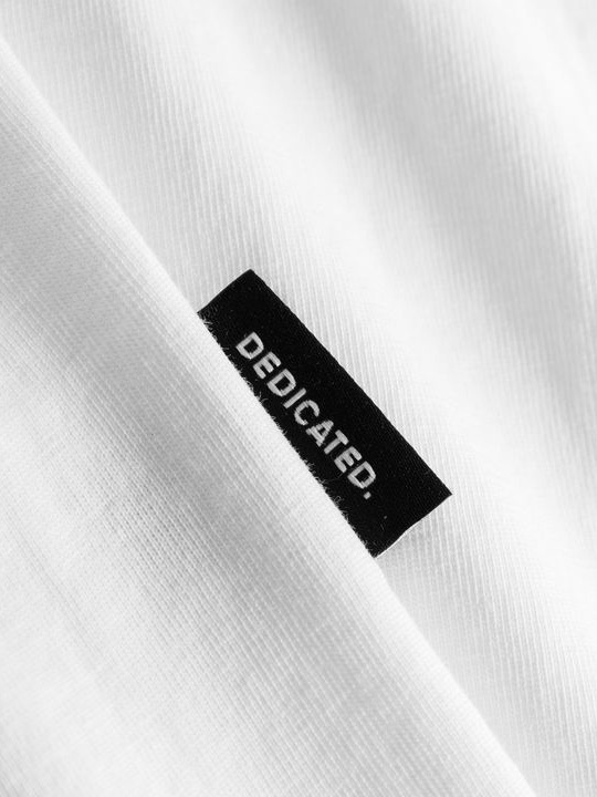 T-Shirt Stockholm Pizza Love white von Dedicated.