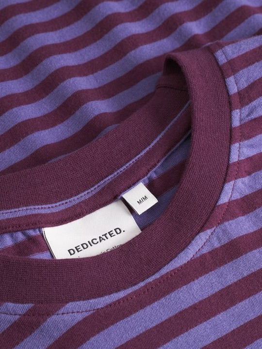 T-Shirt Stockholm Stripes fig von Dedicated.