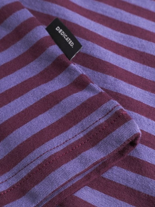 T-Shirt Stockholm Stripes fig von Dedicated.
