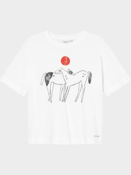 T-Shirt Vadstena You and Me white von Dedicated.