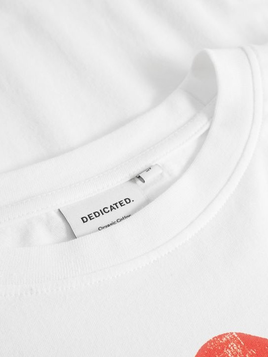 T-Shirt Vadstena You and Me white von Dedicated.