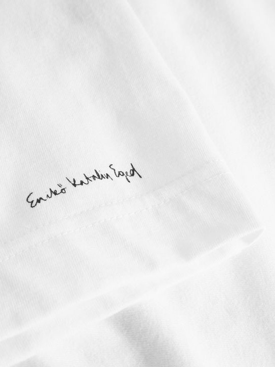 T-Shirt Vadstena You and Me white von Dedicated.