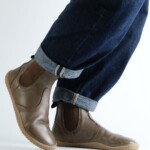Barfuss Chelsea Bootie Kim Nappa taupe von Grand Step Shoes