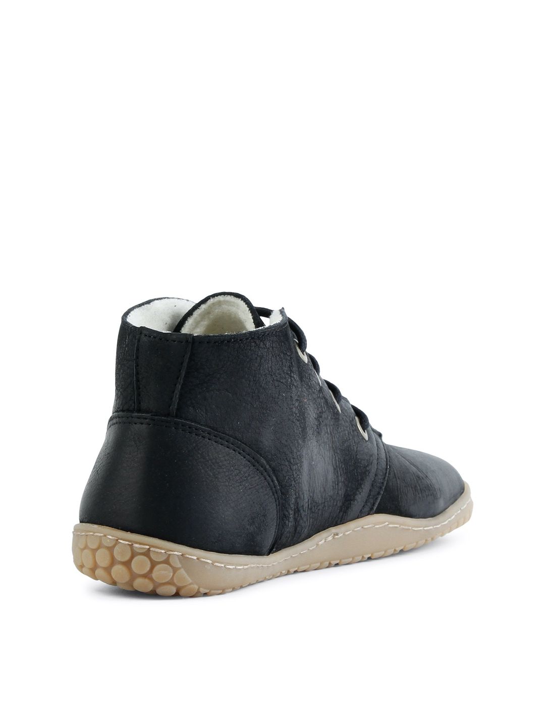 Barfuss Desert Bootie Pat Nubuk black von Grand Step Shoes
