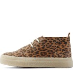 Chucka Bootie Safari Winter Suede animal whisky von Grand Step Shoes