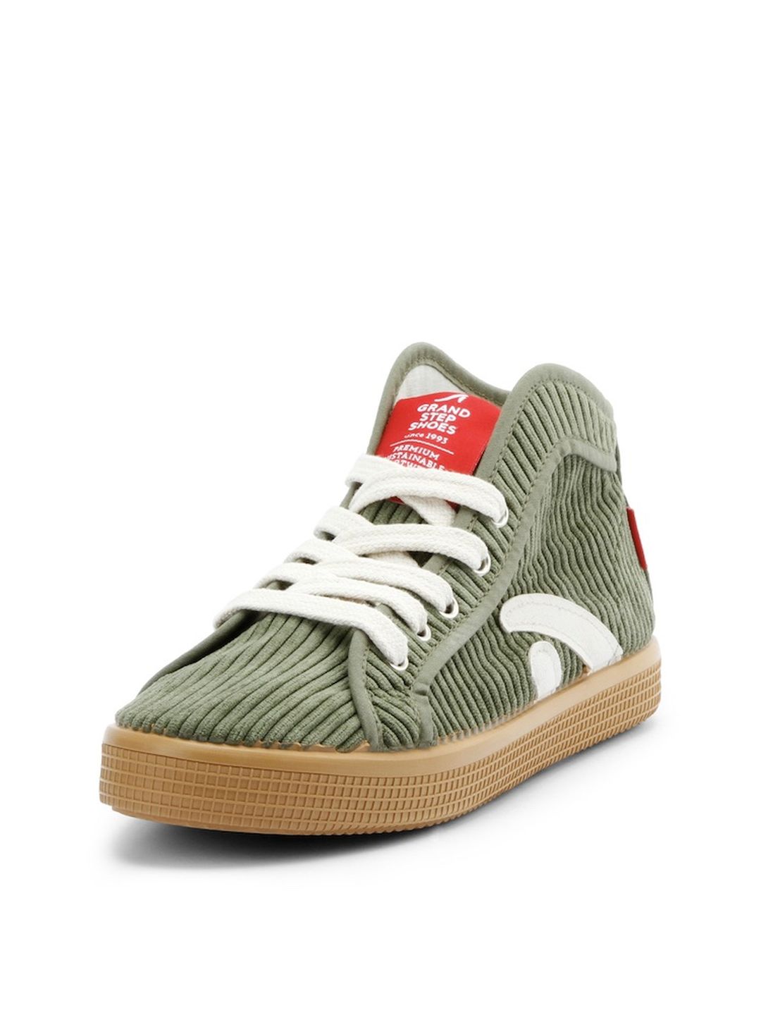 High Top Sneaker Taylor Cord olive von Grand Step Shoes