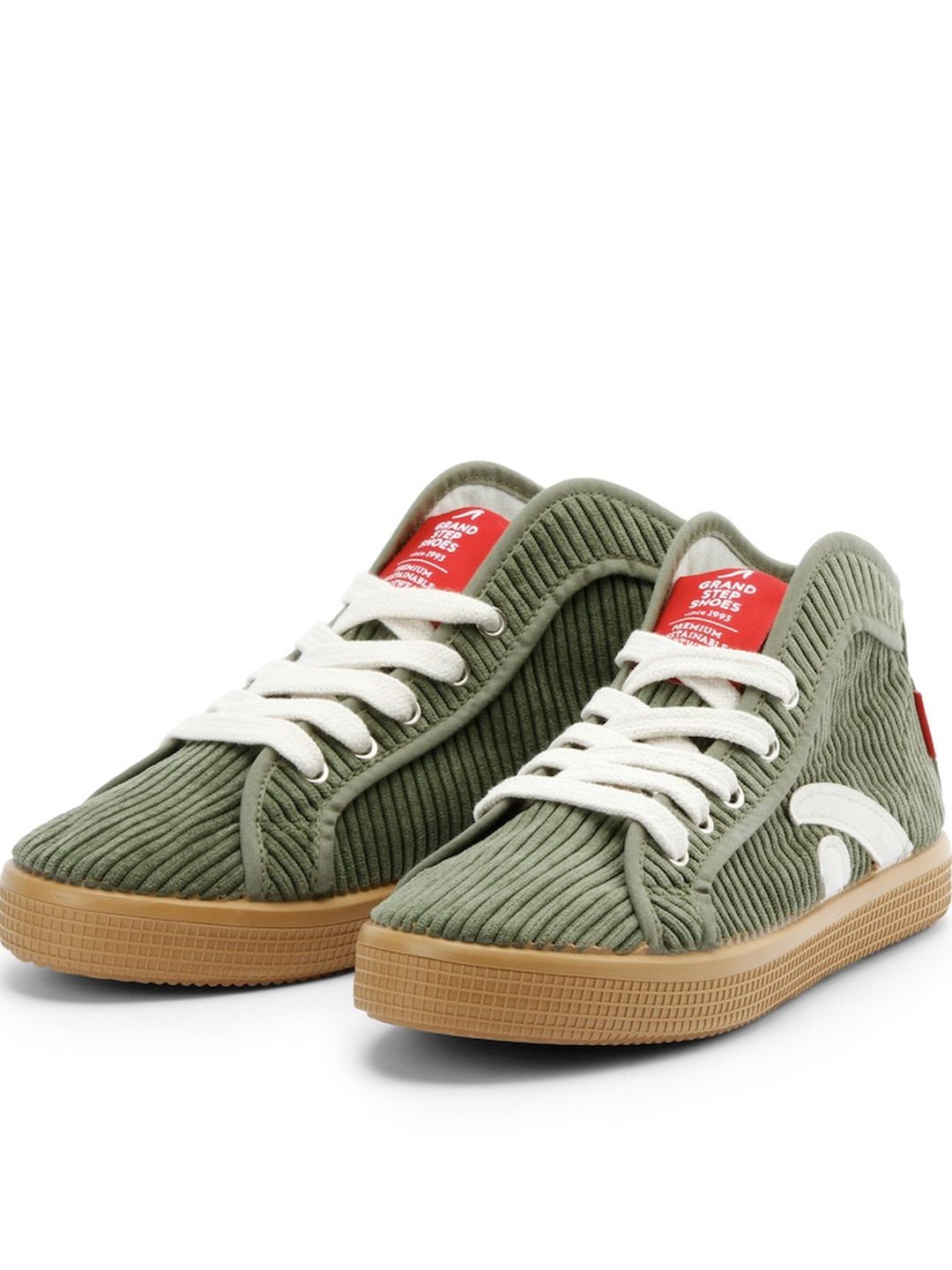 High Top Sneaker Taylor Cord olive von Grand Step Shoes
