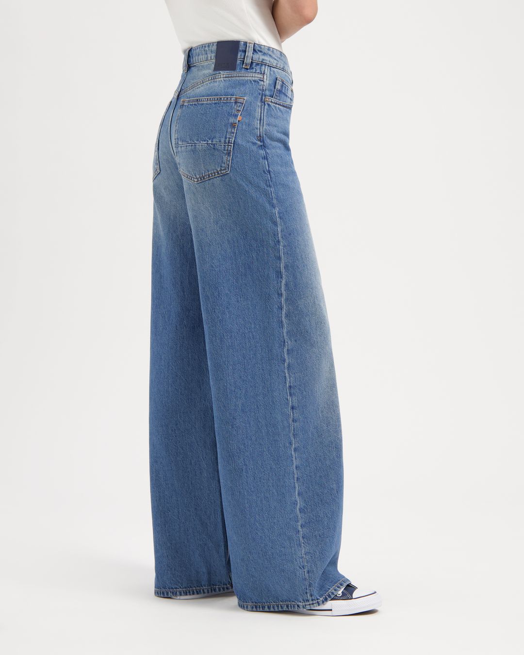 Jeans Francis Super Wide rosebowl blue von Kuyichi