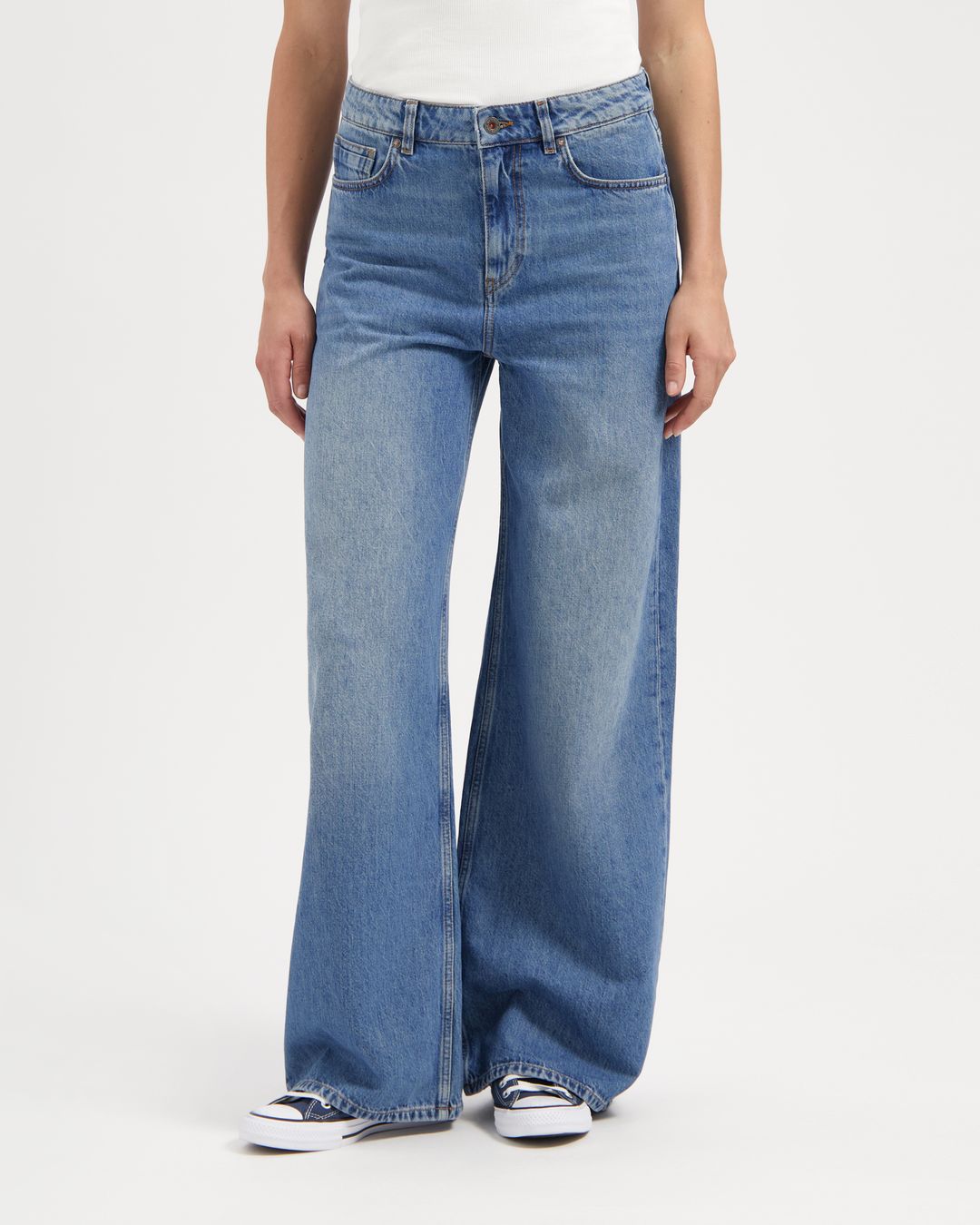 Jeans Francis Super Wide rosebowl blue von Kuyichi